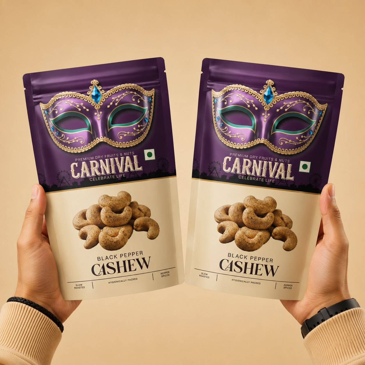 Carnival Black Pepper Cashews