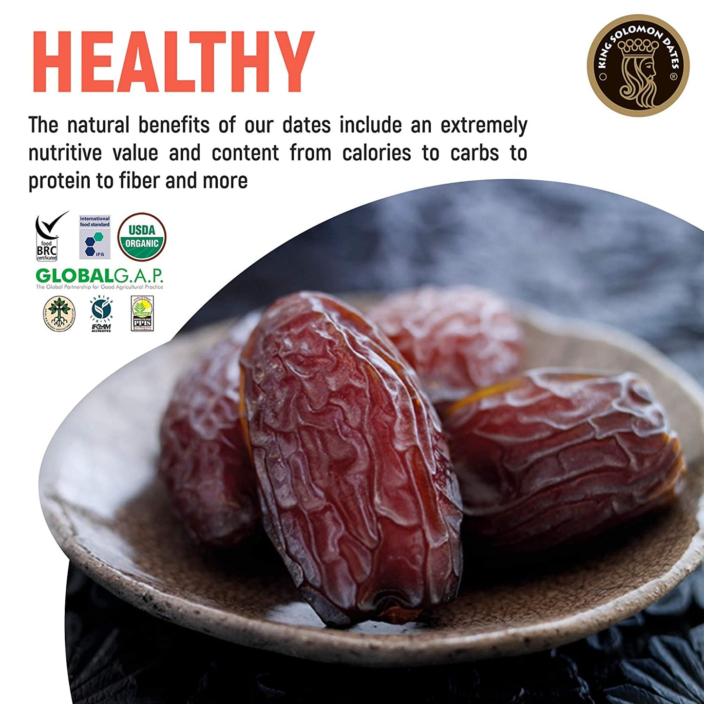 King Solomon Large Medjool Dates – Naturally Sweet & Fresh | 1kg