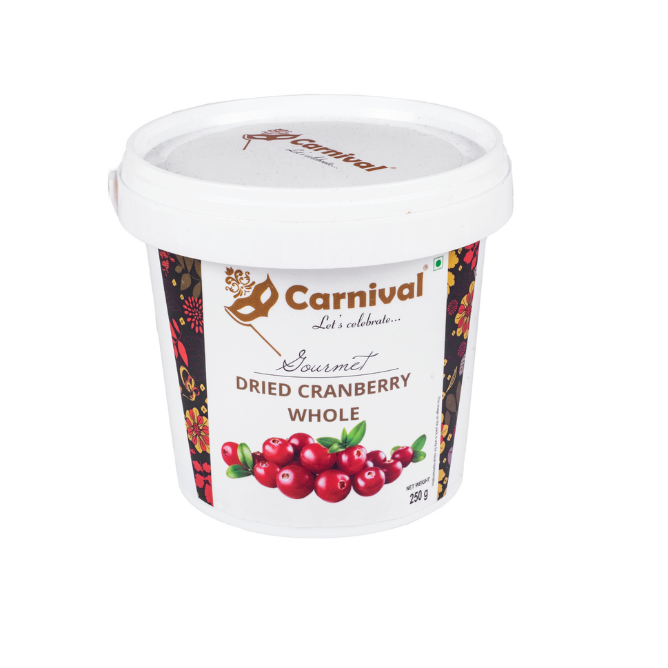 Carnival Dried Premium California Cranberry Whole 250g | Antioxidant Rich | Immunity Booster | Cranberries Dry fruit