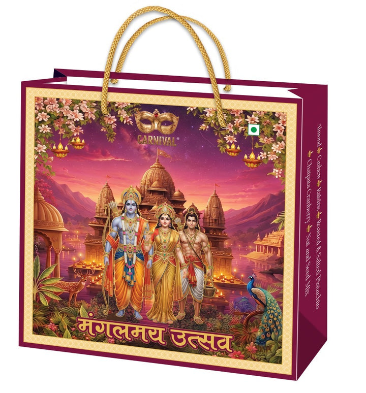 Carnival Ramayan Theme Assorted Dry Fruits & Nuts Gift Box 600g (100g each)