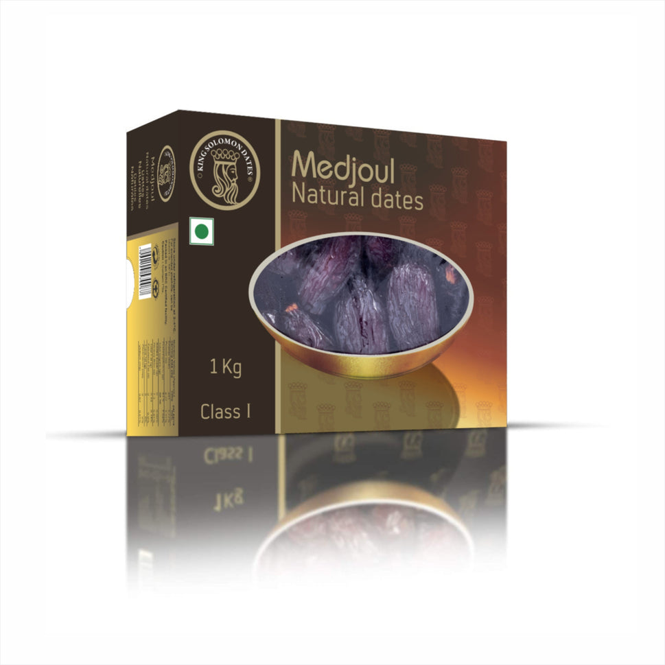 King Solomon Jumbo Medjool Dates – Premium Grade | Naturally Sweet & Fresh | 1kg