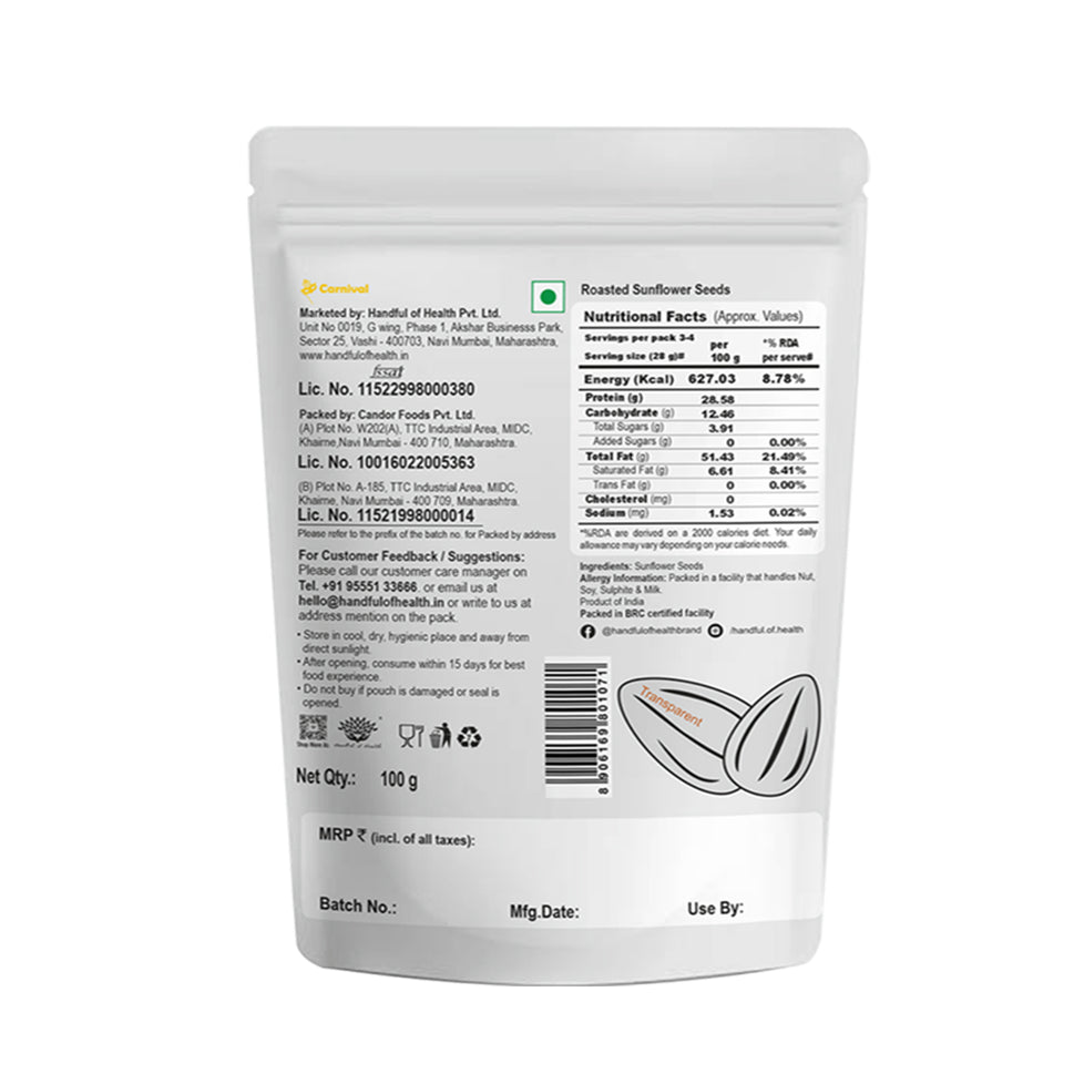 Carnival Classic Sunflower Seeds 100g