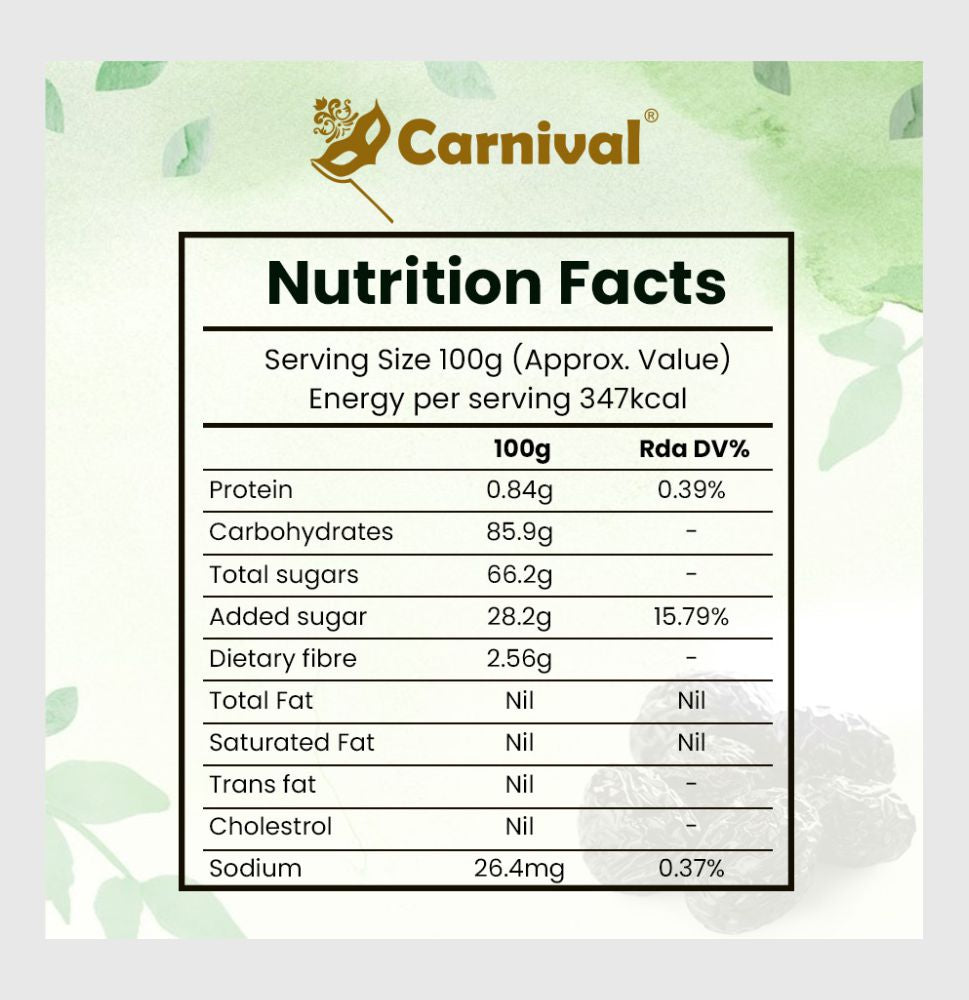 Carnival Dried Premium California Cranberry Whole 250g | Antioxidant Rich | Immunity Booster | Cranberries Dry fruit