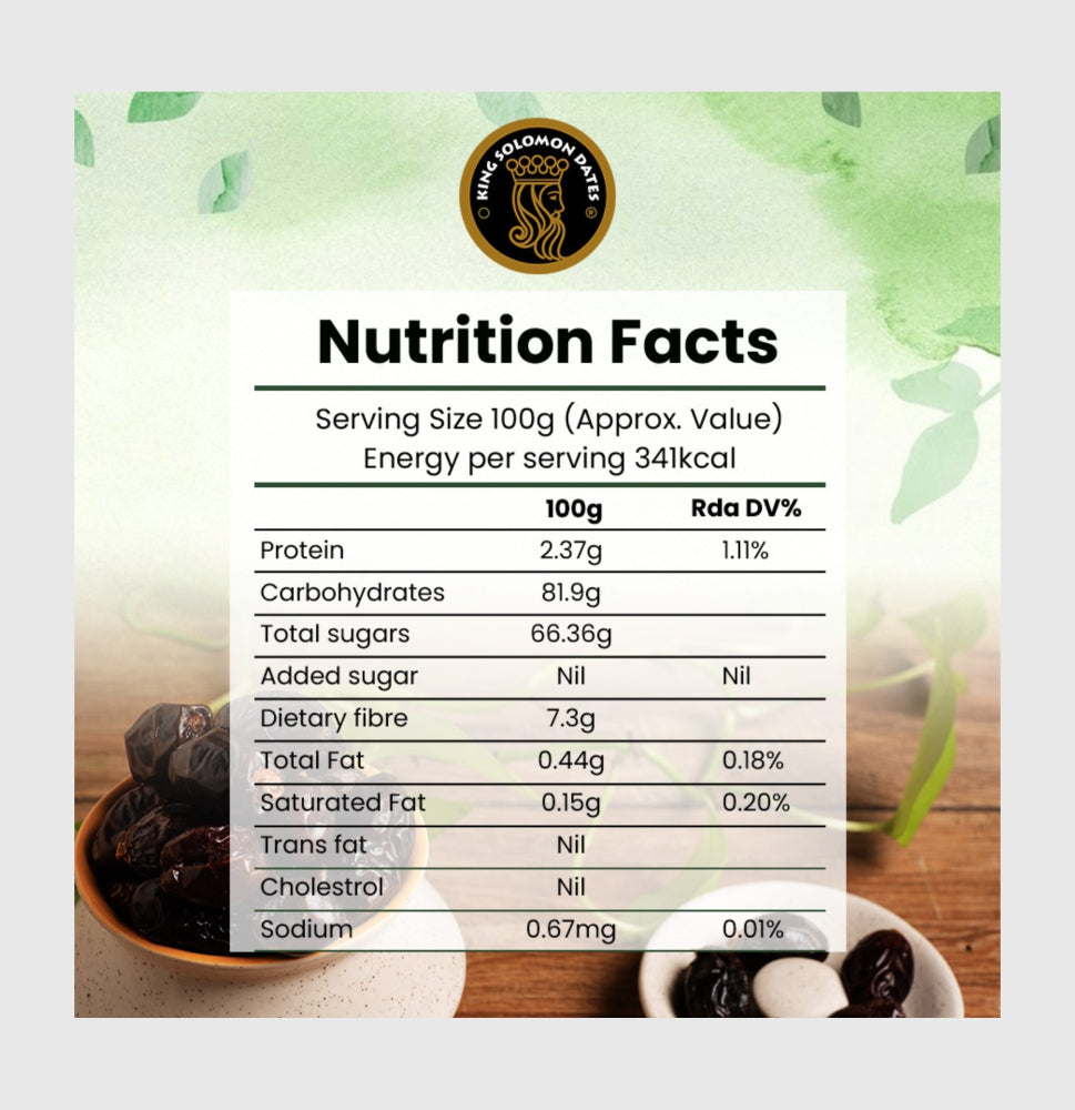 King Solomon Jumbo Medjool Dates – Premium Grade | Naturally Sweet & Fresh | 1kg