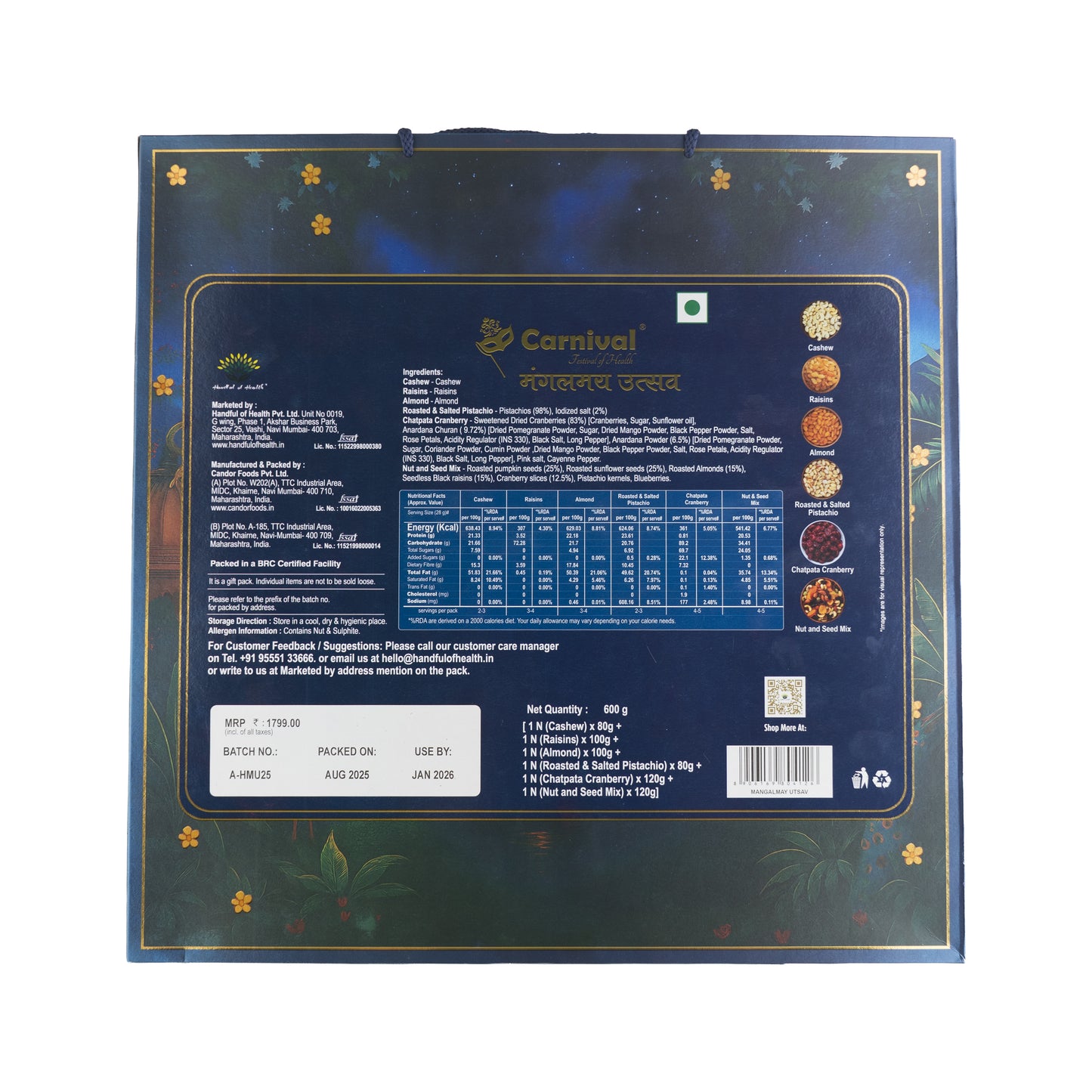 Mangalmay Utsav  "A Taste of Tradition, A Tale of Triumph" (600g)