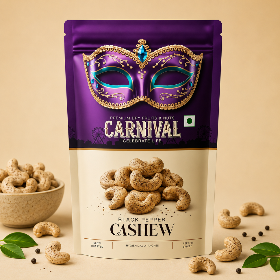 Carnival Black Pepper Cashews