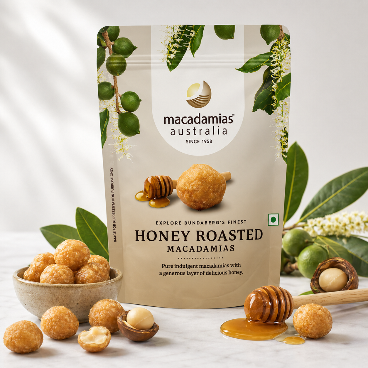 Honey Roasted Macadamias