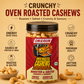 On The Run Oven Roasted Cashews – Roasted & Salted