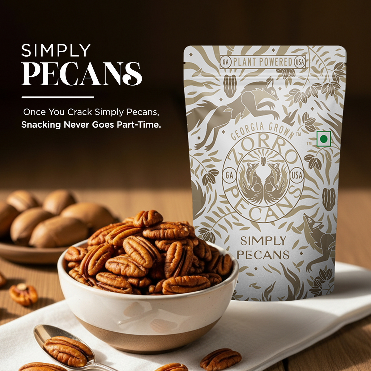 Zorro Simply Pecans 100g