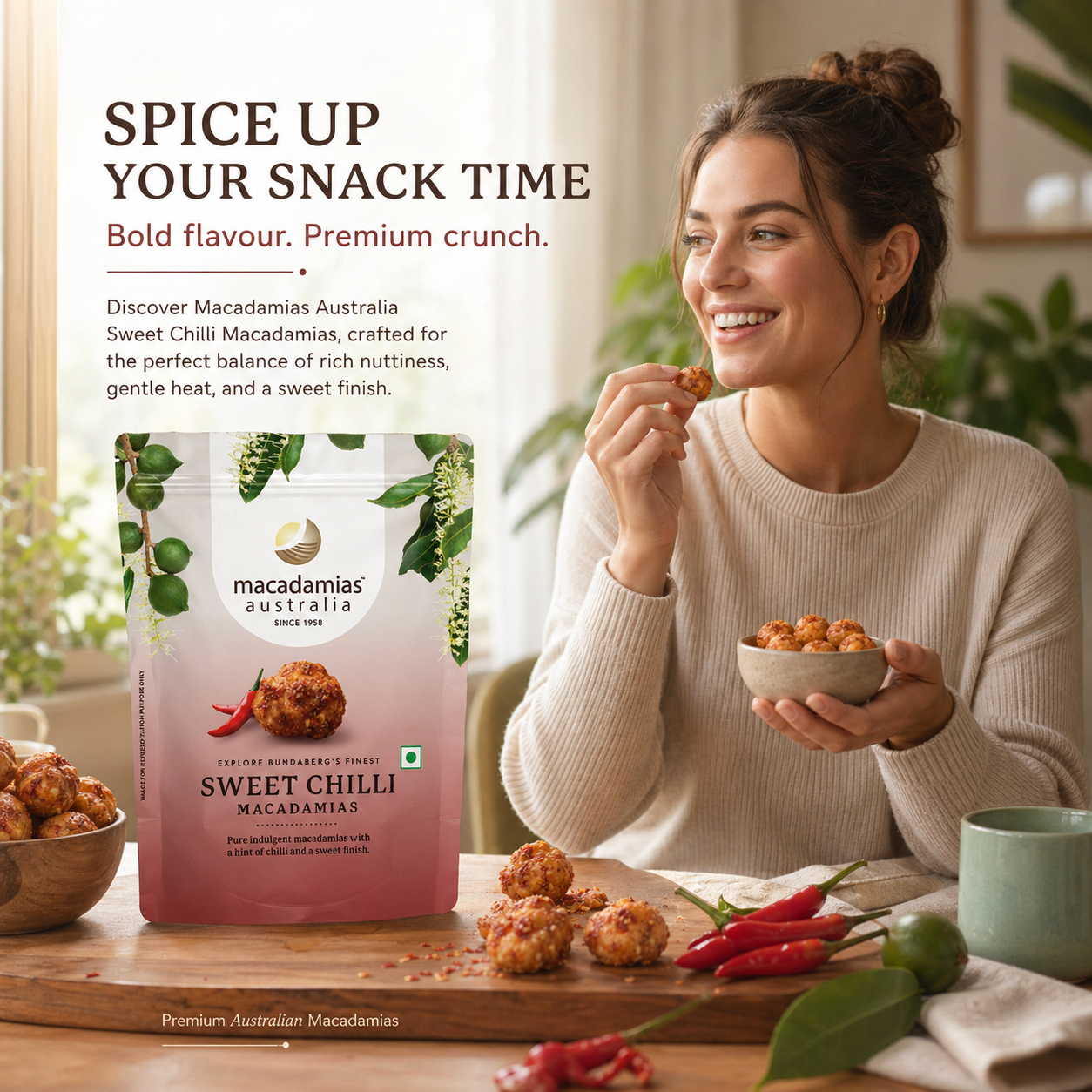 Sweet Chilli Macadamias