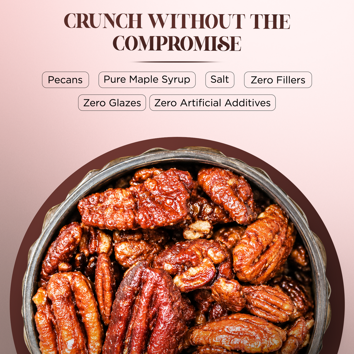 Zorro Maple Glazed Pecans 100g