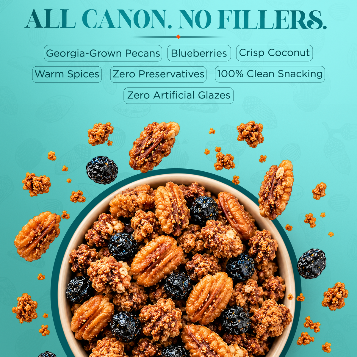 Zorro Pecans Grain-Free Granola 100g
