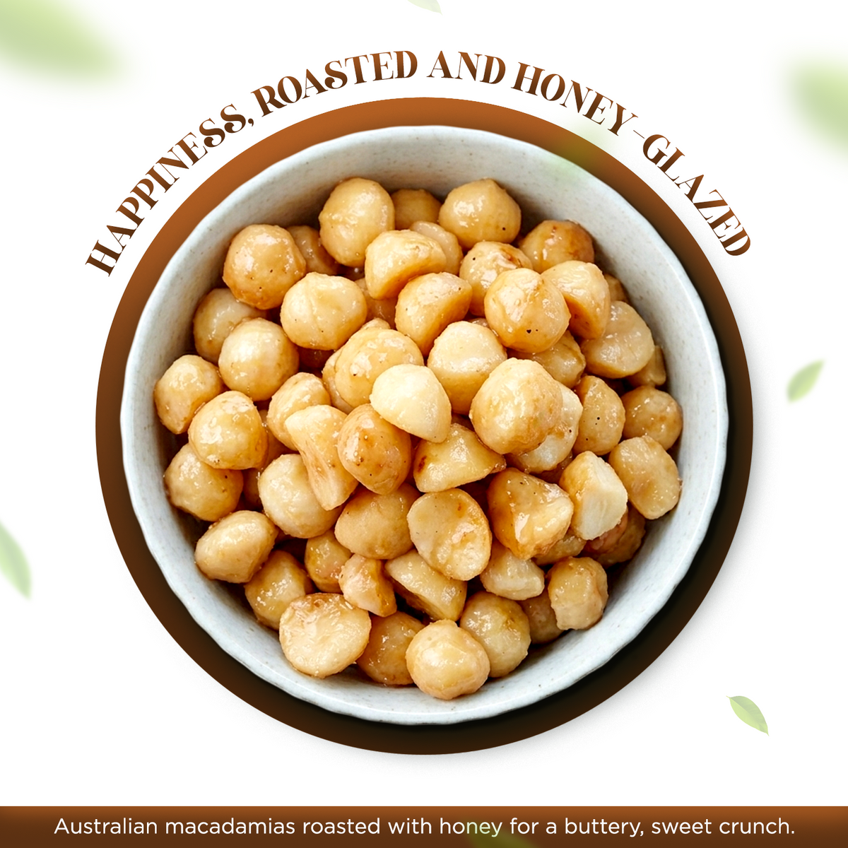 Macadamias Australia Honey Roasted 100g
