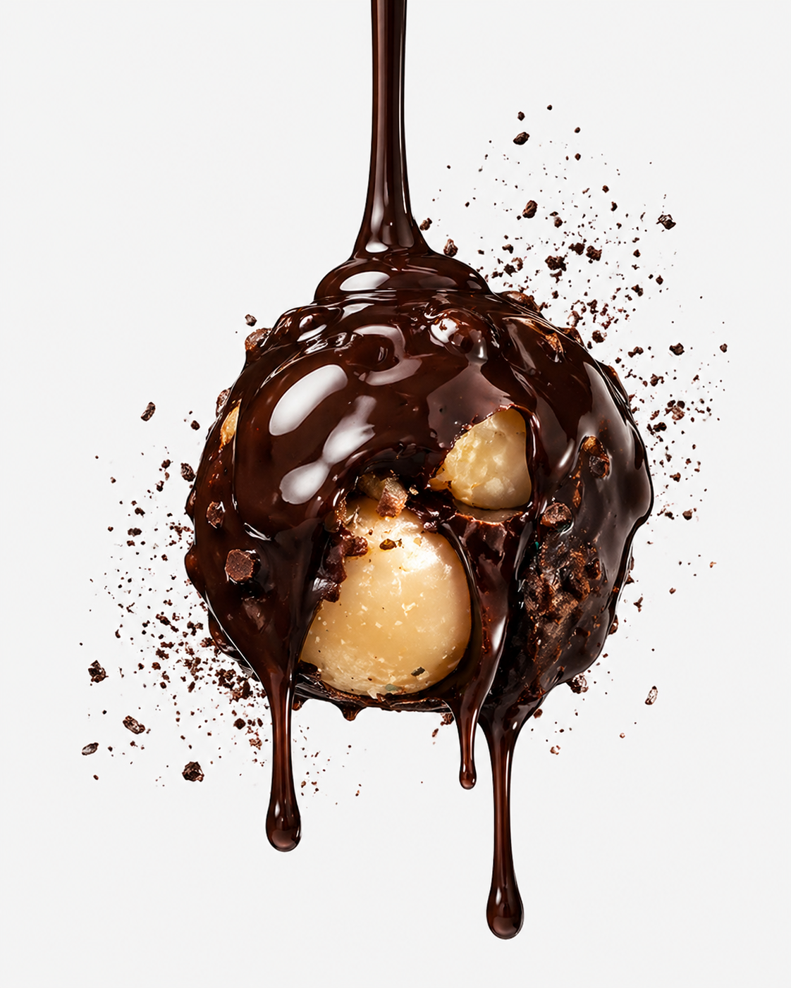 Dark Chocolate Macadamia Clusters