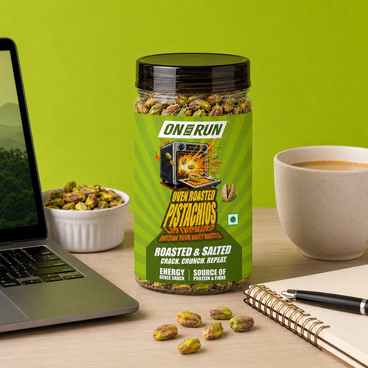 On The Run Oven Roasted Pistachios – Roasted & Salted