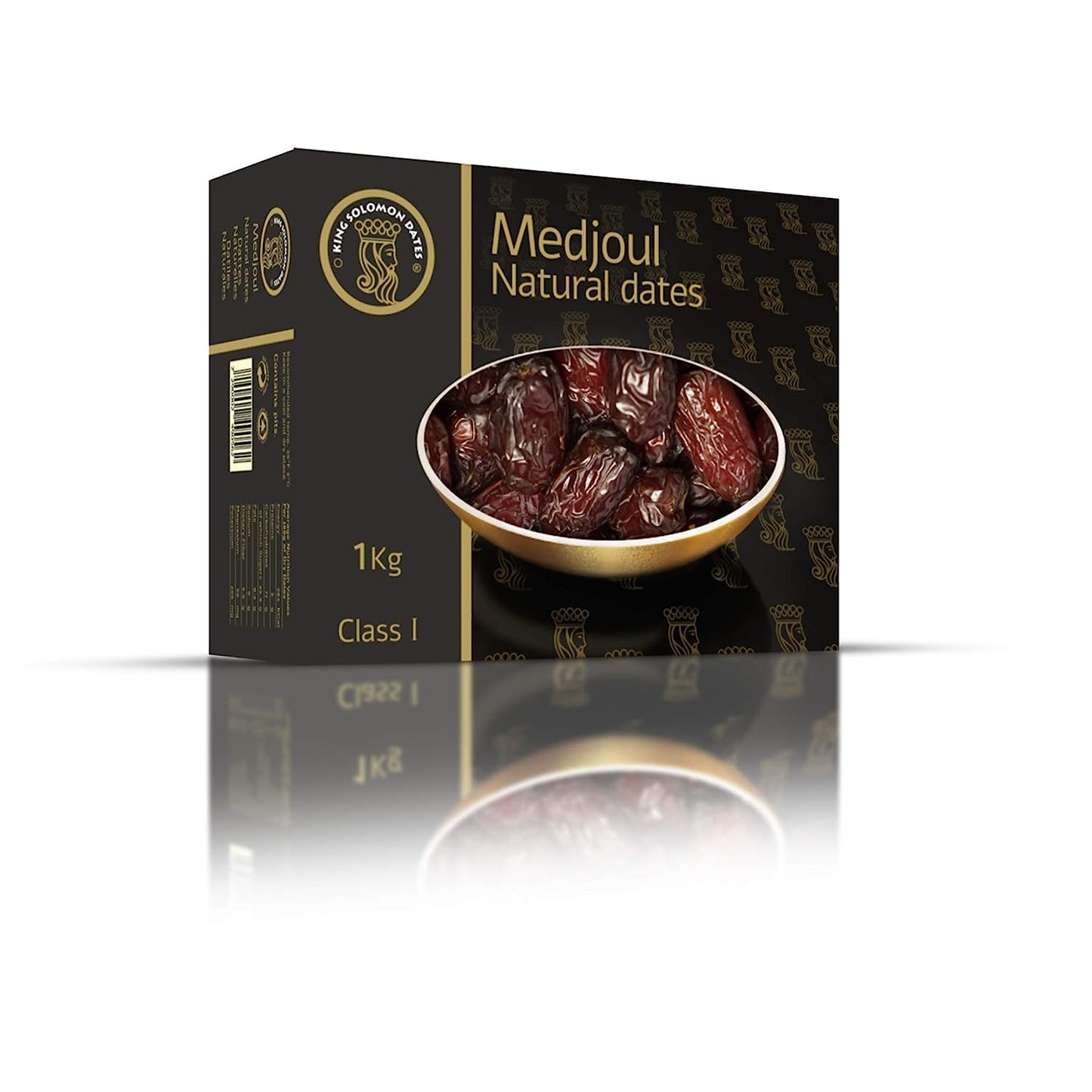 King Solomon Medjoul/Medjool Dates Large 1kg | All Natural | Plant Based | Zero Preservatives | Dates Dryfruits