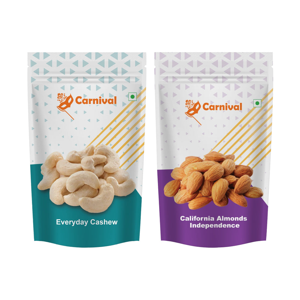 Carnival - California Almonds & Cashew W450 - (1 Kg +1kg))