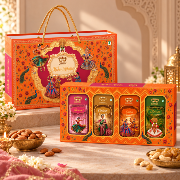 Carnival Madhur Mahotsav Assorted Dry Fruits Gift Box 375g