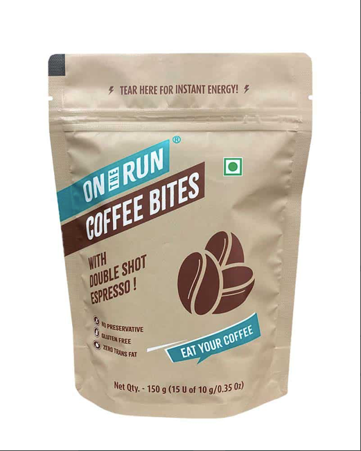 ON THE RUN Coffee Bites Pack of 15