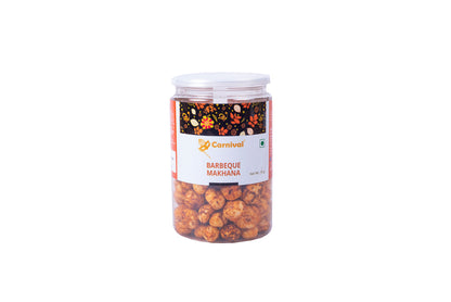 Carnival Barbeque Makhana | Lotus Seeds / Fox Nuts | Healthy Snacks | Plant Based | Crunchy |
