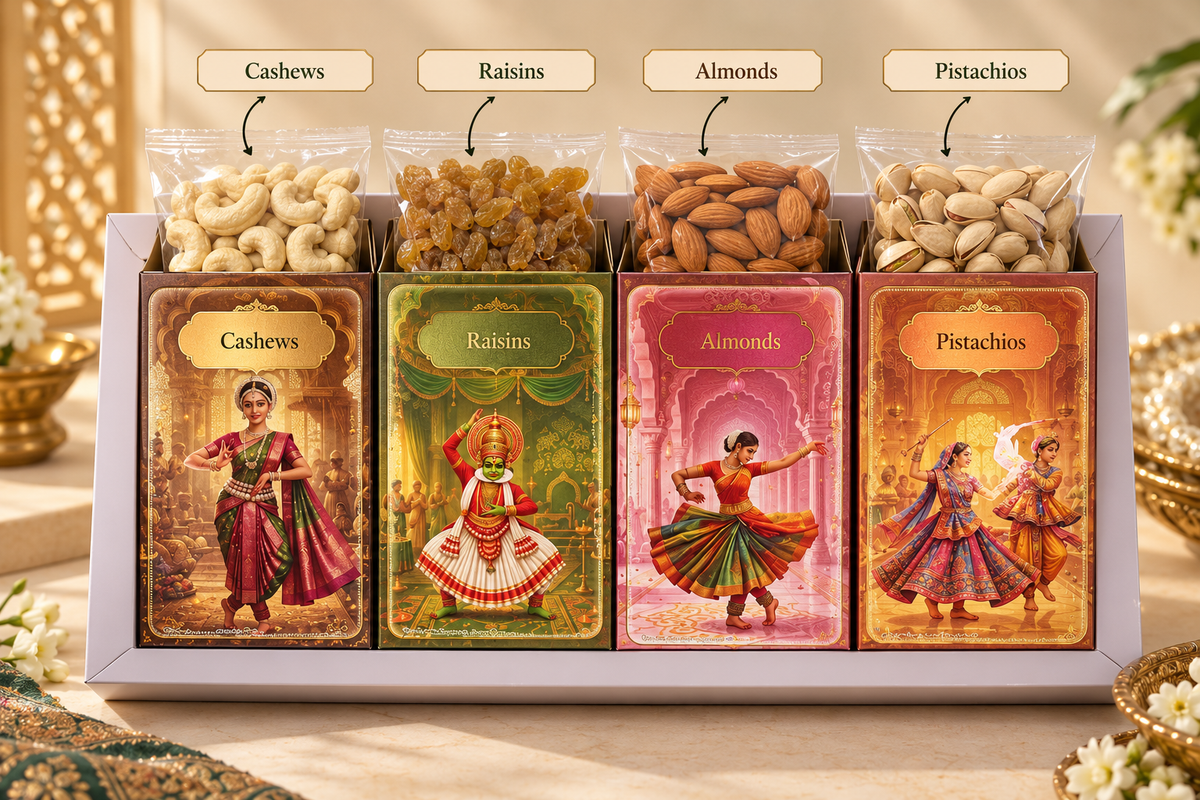 Carnival Madhur Mahotsav Assorted Dry Fruits Gift Box 375g