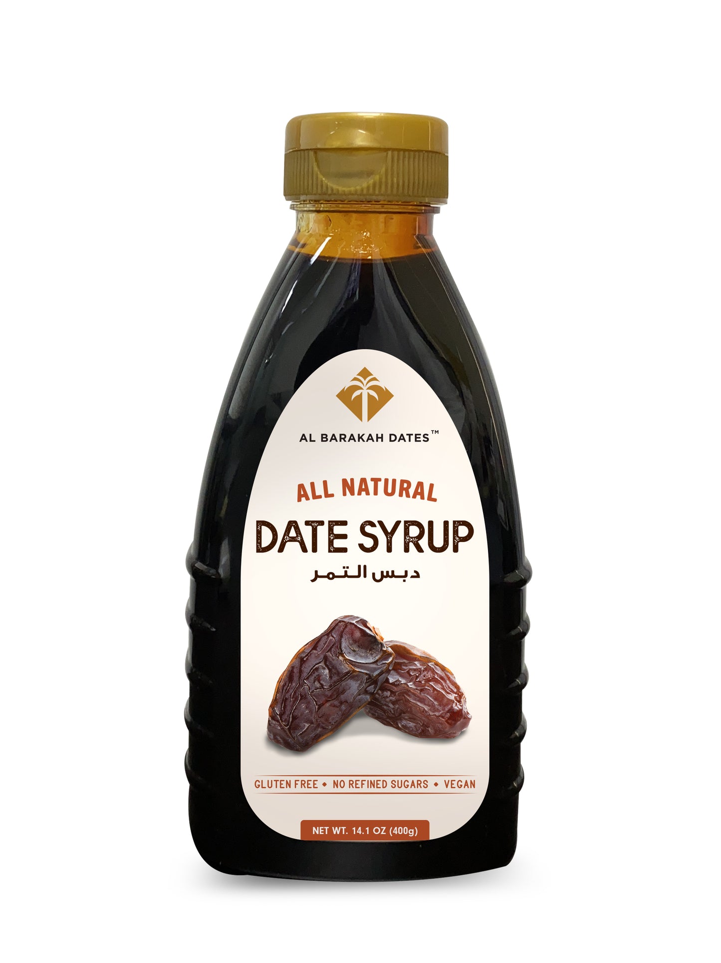 Al Barakah Date Syrup All natural 400g | Pure and Natural Date Syrup | A Healthy and Delicious Sweetener with Multiple Benefits | Perfect for Cooking, Baking, and as a Sugar Substitute |