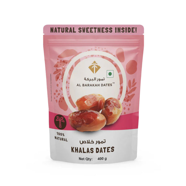 Al Barakah Khalas Dates 400g Delicious and Nutritious Khajur/Khajoor