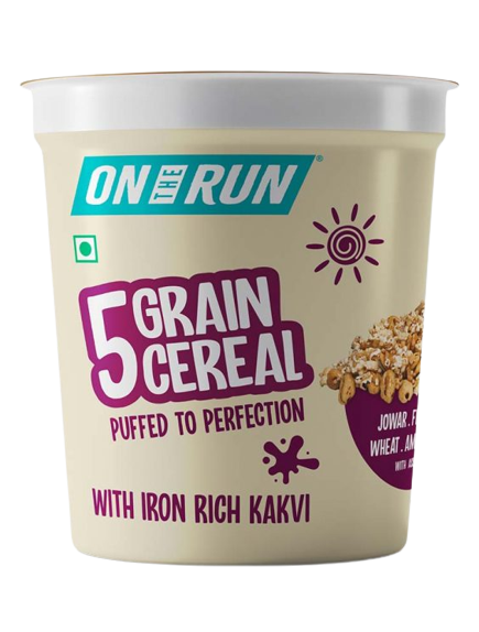 ON THE RUN 5 Grain Cereal Single serving Cup Pack Of 6