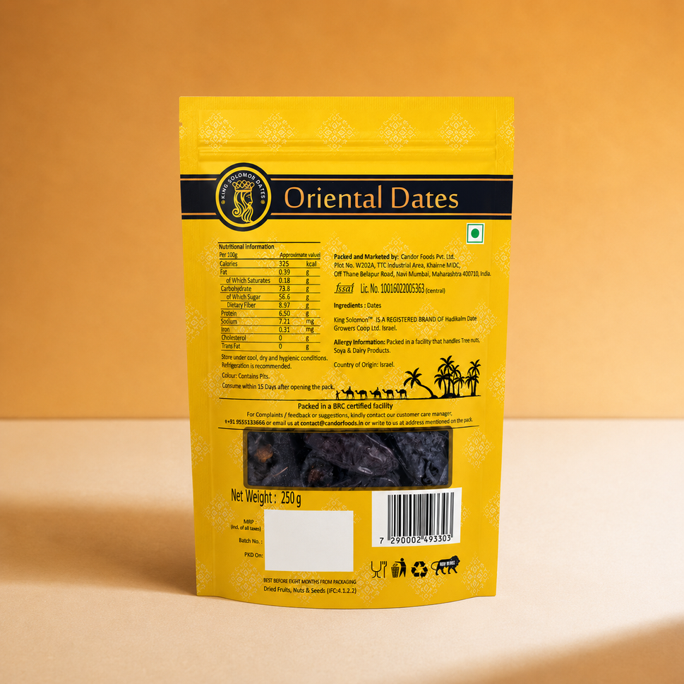 King Solomon Oriental Dates 250g