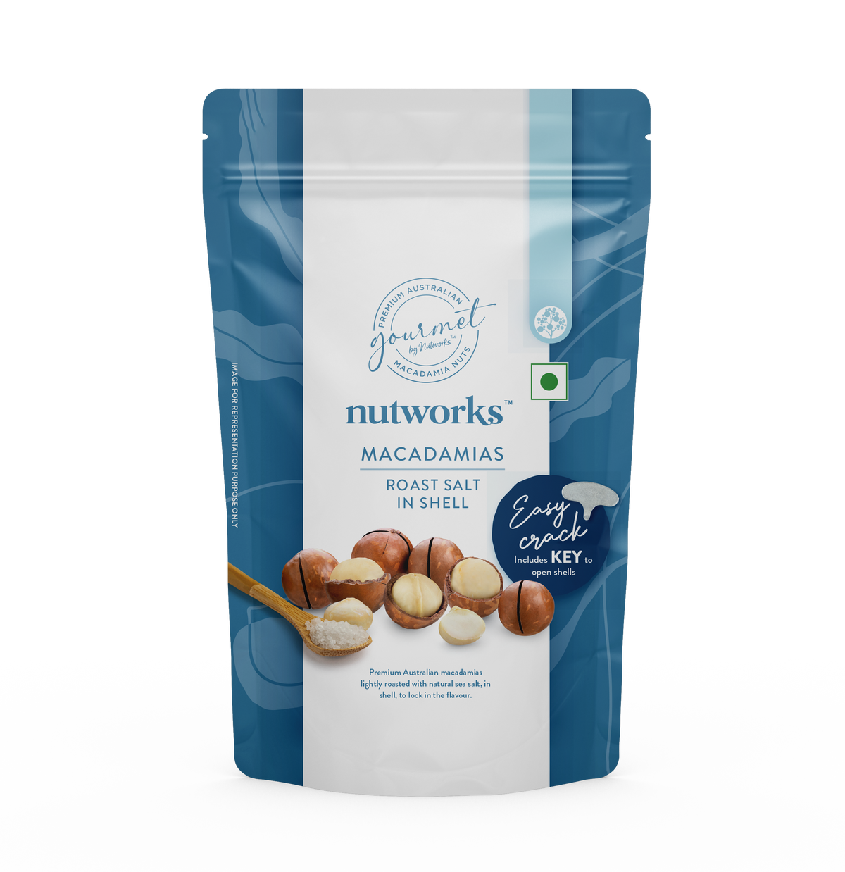 Nutworks Roasted Salted Macadamias in Shell