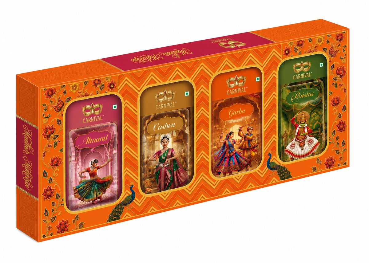 Carnival Madhur Mahotsav Assorted Dry Fruits Gift Box 375g