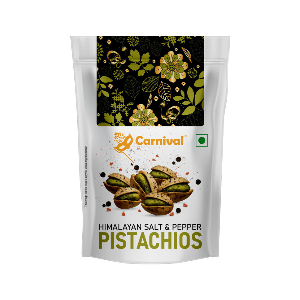 Carnival Pepper Pistachios 200g – Crunchy, Spicy & Nutritious