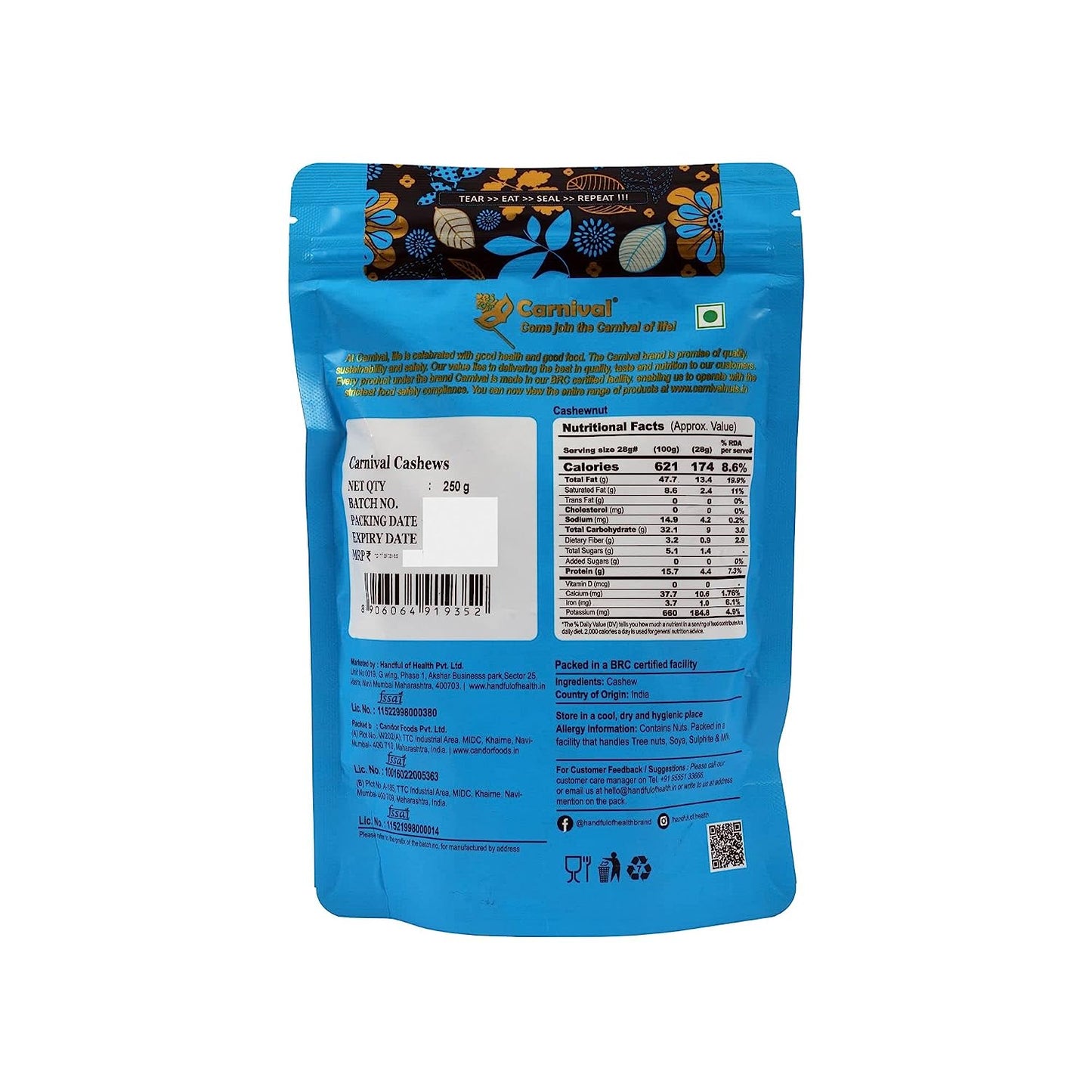 Carnival Cashew 250g