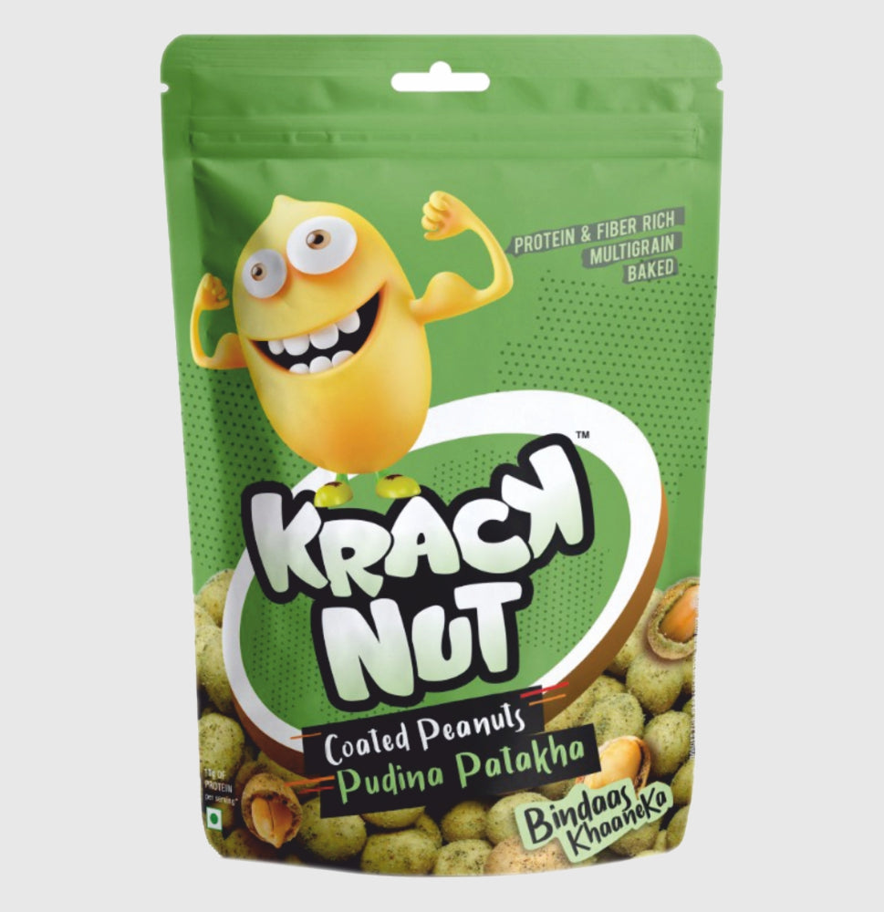 Krack Nut Coated Peanuts Pudina Patakha 160g